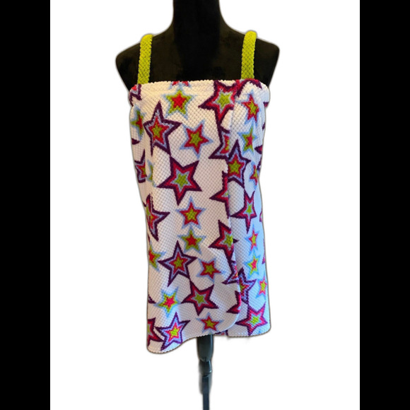 No Boundaries Coverup Size Medium Wrap Around Colorful Bath Towel Pool Beach - Picture 2 of 10